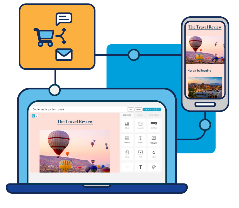 Raddoppia lefficacia integrando email e SMS@2x Raddoppia lefficacia integrando email e SMS@2x
